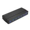 Orico 7 Port USB3.0 HUB with power supply – Black Orico 7 Port USB3.0 HUB with power supply – Black