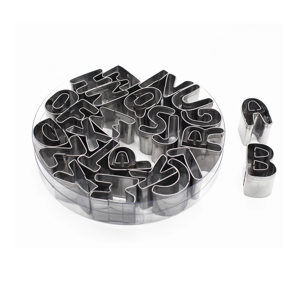 Baking Alphabet Cookie Shapes