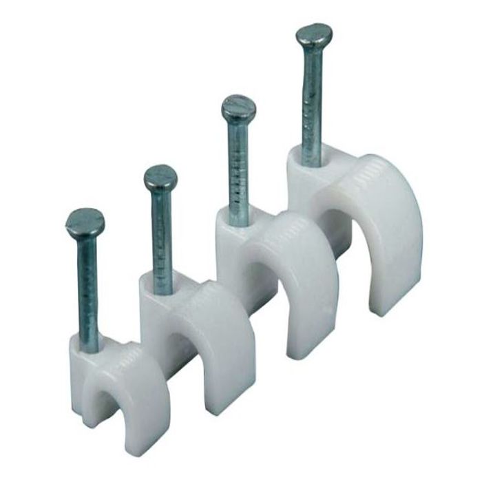 MTS Cable Clips 10mm Round 100 Pack