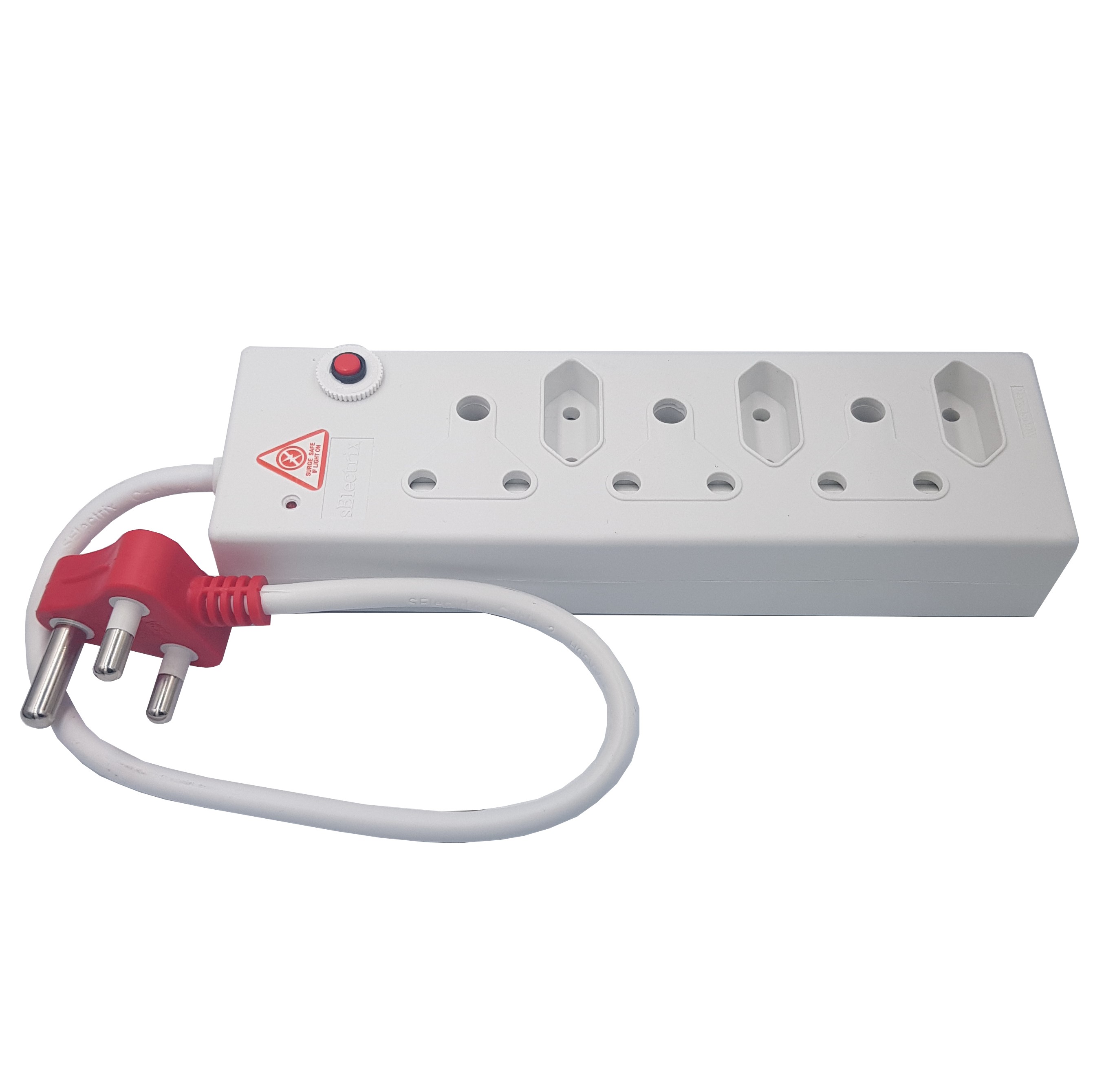 Surged & Overload Protection Multi-Plug 3 X 16A + 3 X 5A (E 26)