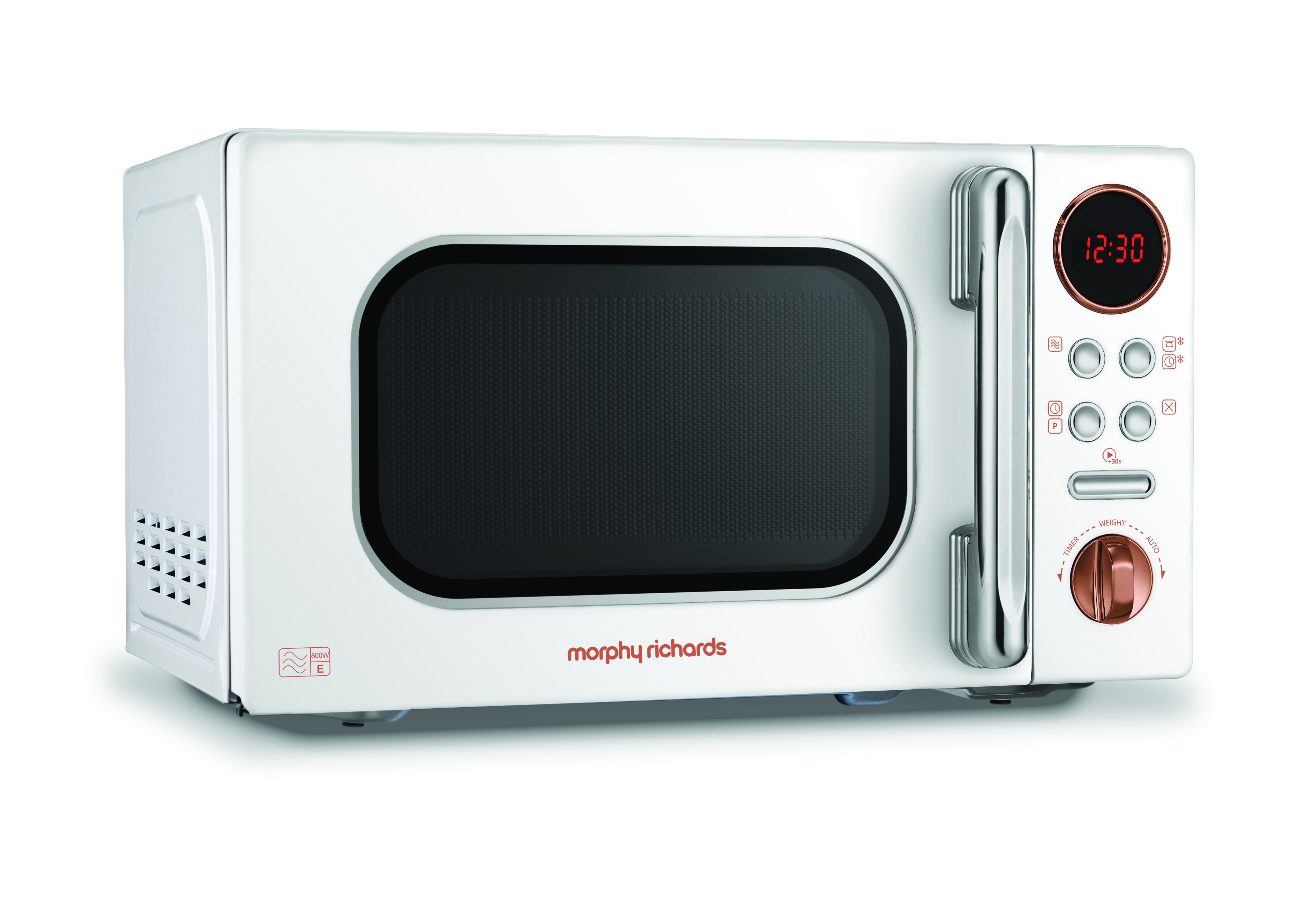 Morphy Richards – 20 Litre 800W Accents Digital Microwave – Rose Gold White