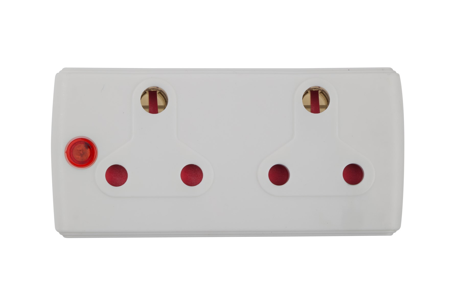 Electricmate 2×16 Amp Adaptor – White