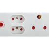 Electricmate 1×16+2×5 3 Pin Adaptor Surge – White Electricmate 1×16+2×5 3 Pin Adaptor Surge – White