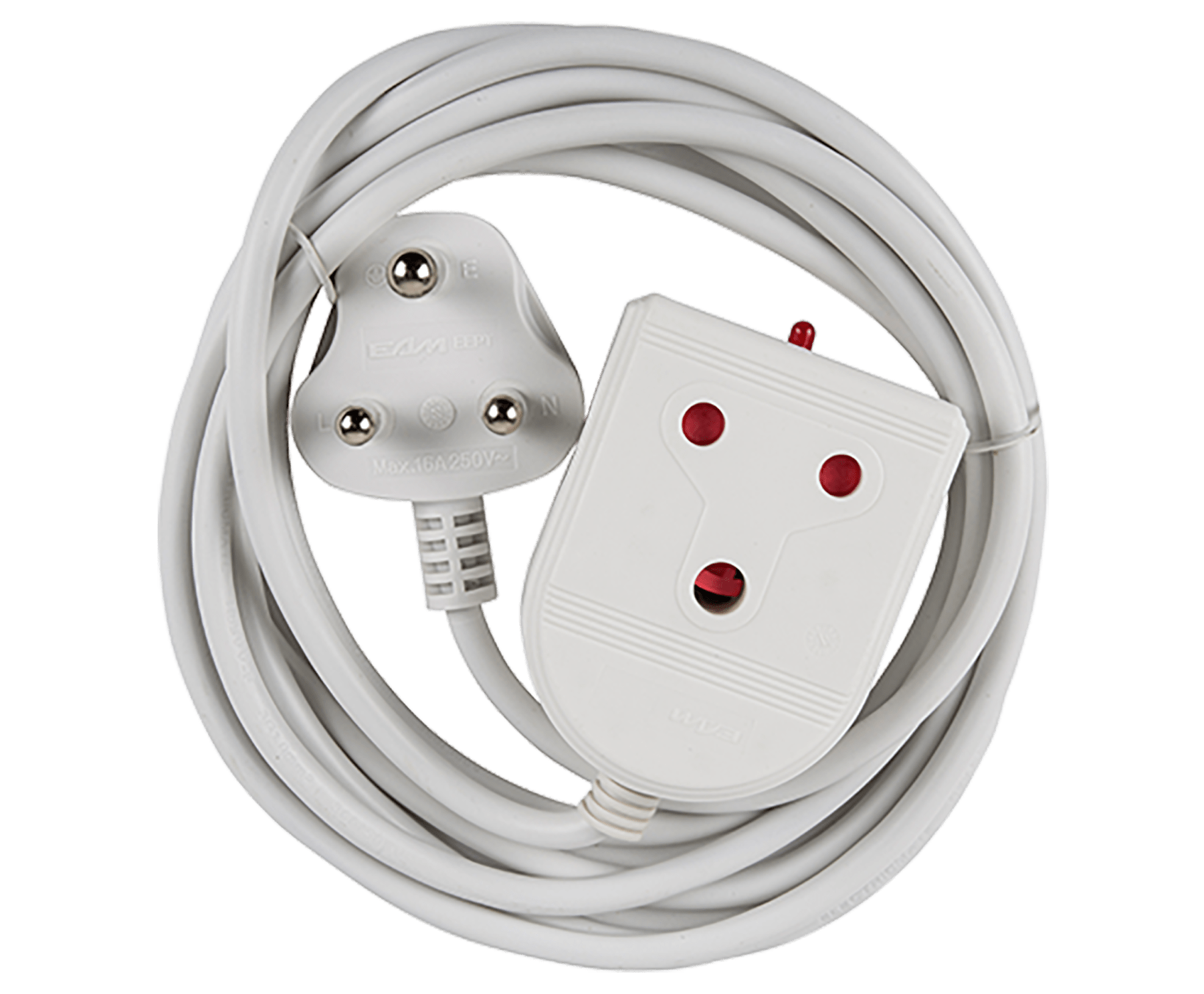 Electricmate Extension Lead 16A 3M White