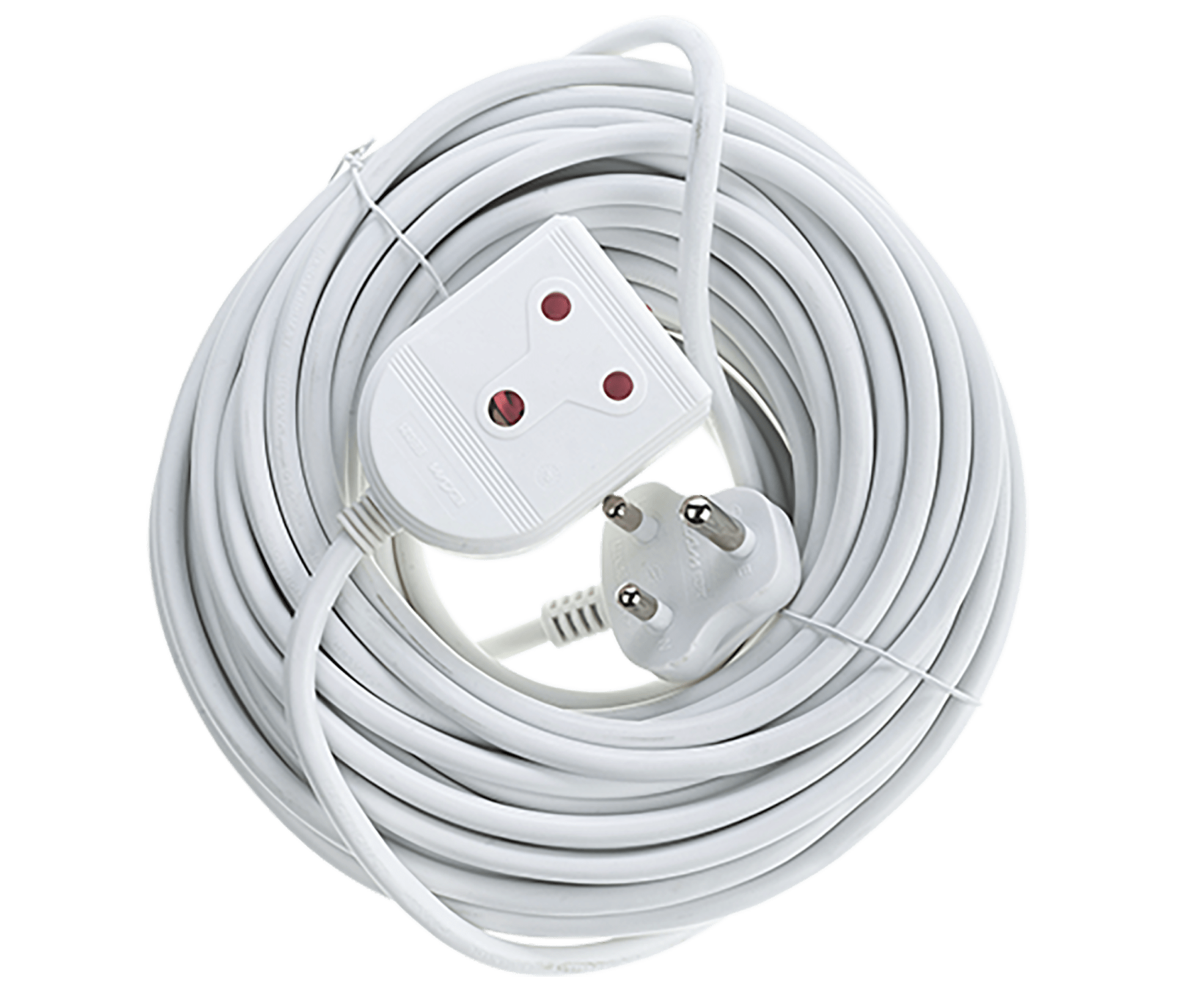 Electricmate 16A 20m Extension Lead – White