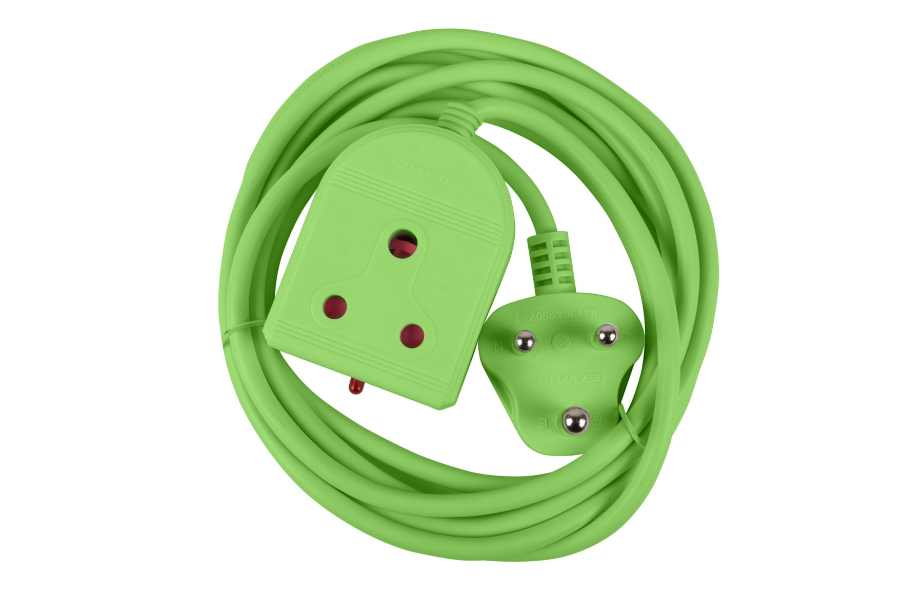 Electricmate 10A 3m Extension Lead – Green