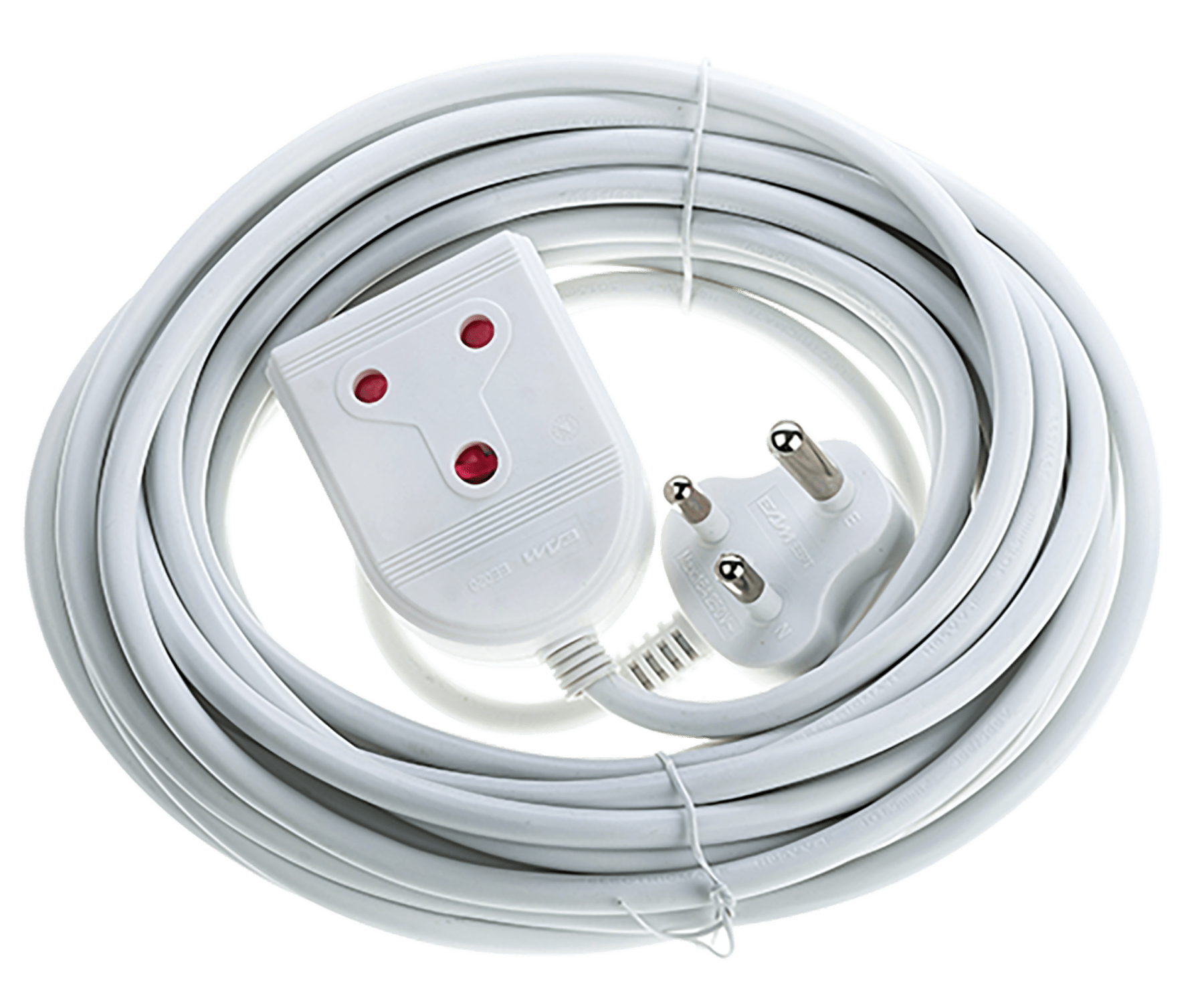 Electricmate 10A 10m Extension Lead – White