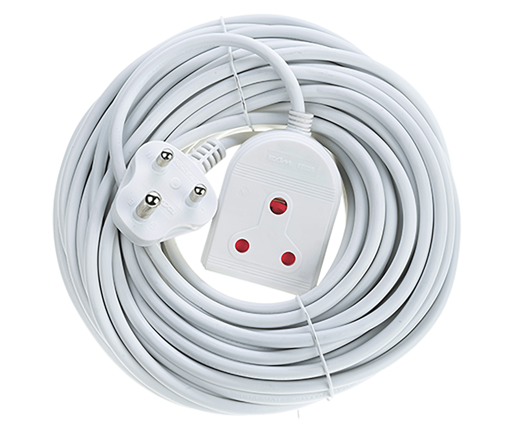 Electricmate 10A 20m Extension Lead – White