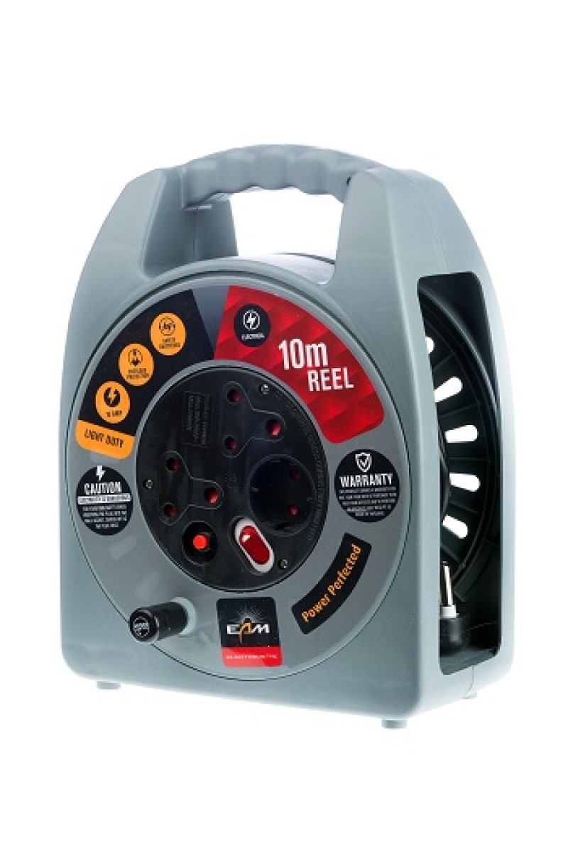 Electricmate 10Amp 10m Cassette Reel
