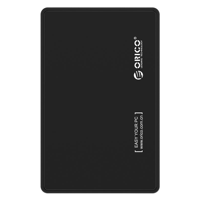 Orico 2.5″ USB3.0 External HDD Black Enclosure – Black