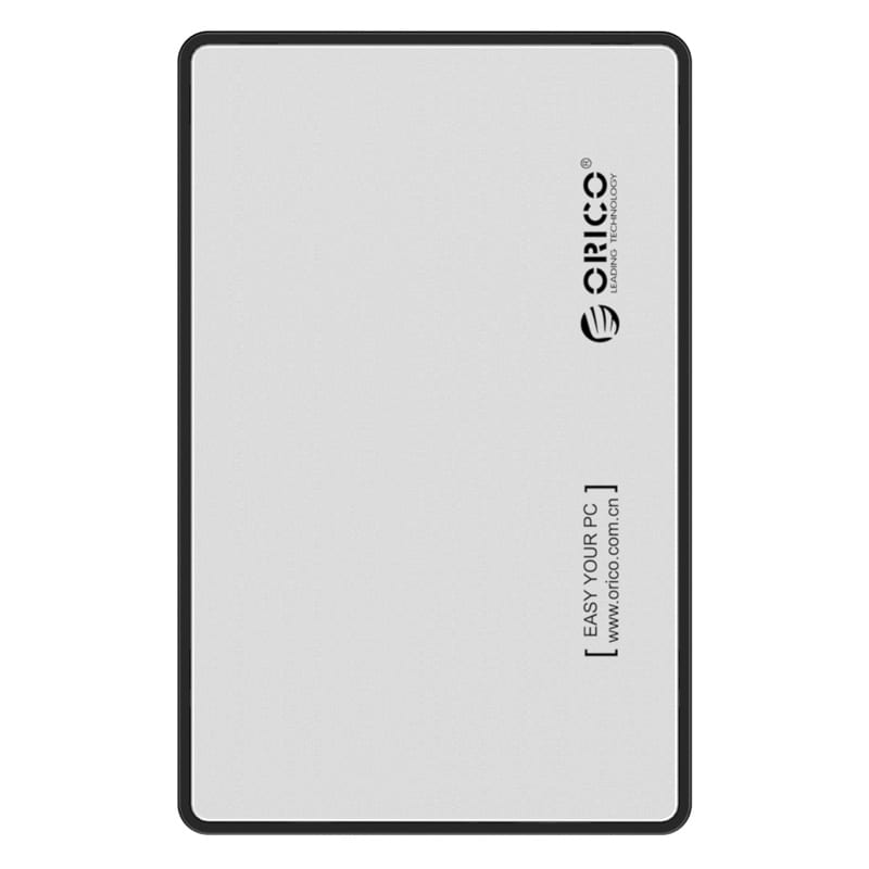 Orico 2.5″ USB3.0 External HDD Enclosure – Silver