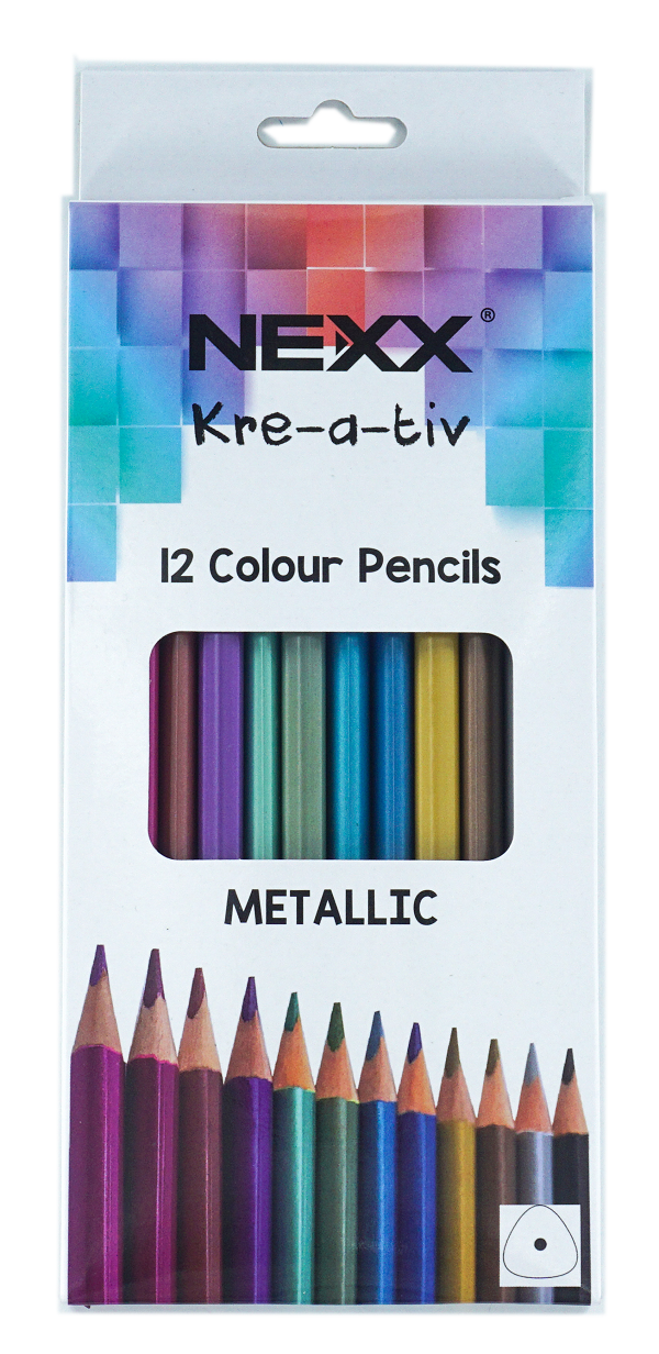 NEXX Kre-A-Tiv Metallic Colour Pencils
