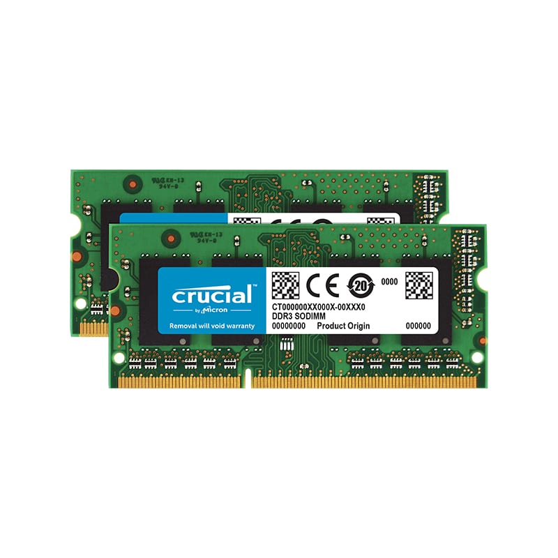 Crucial Mac 8GB DDR3 1600MHz SO-DIMM Memory Kit – Green