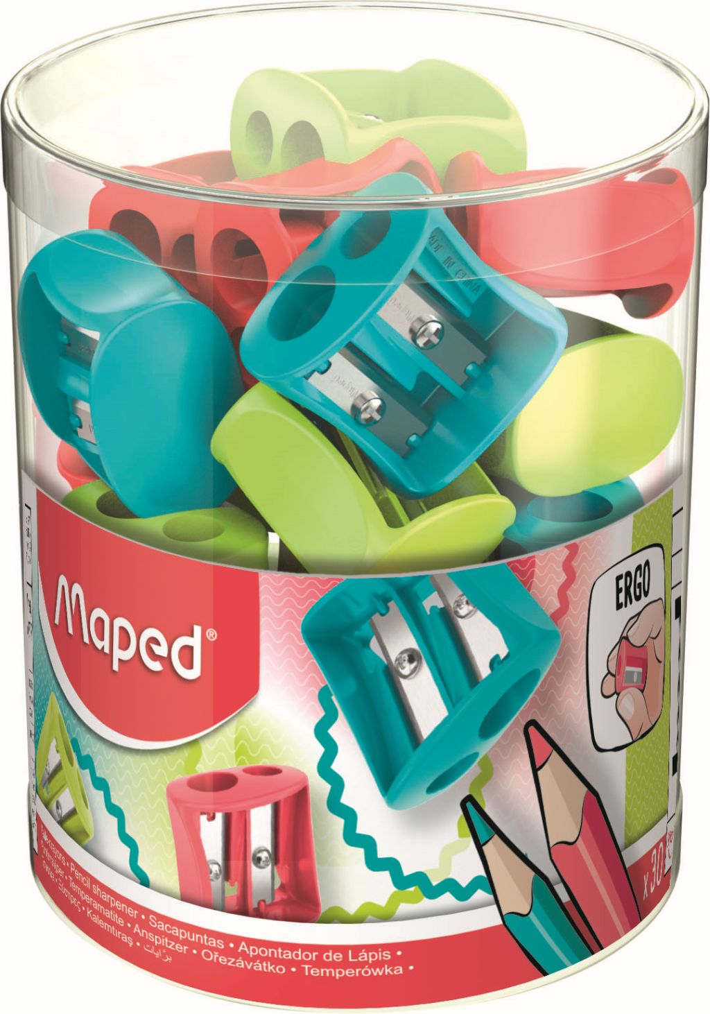 Maped Vivo 2 Hole Sharpeners – Tub of 30