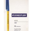 Steadtler Stick Ballpoint Pen Fine Blue 50s Steadtler Stick Ballpoint Pen Fine Blue 50s