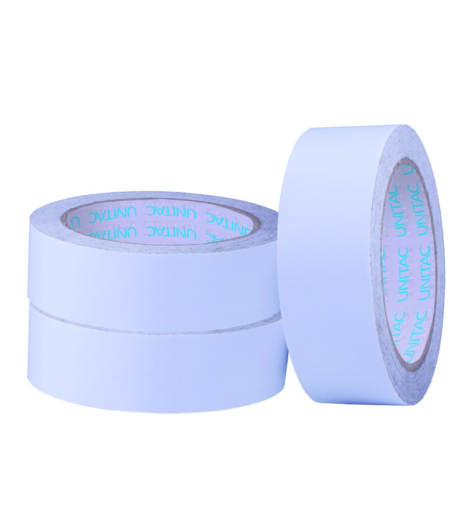 Unitac Large Core Double Sided Tissue Tape 36mm x 33m – Pack of 3