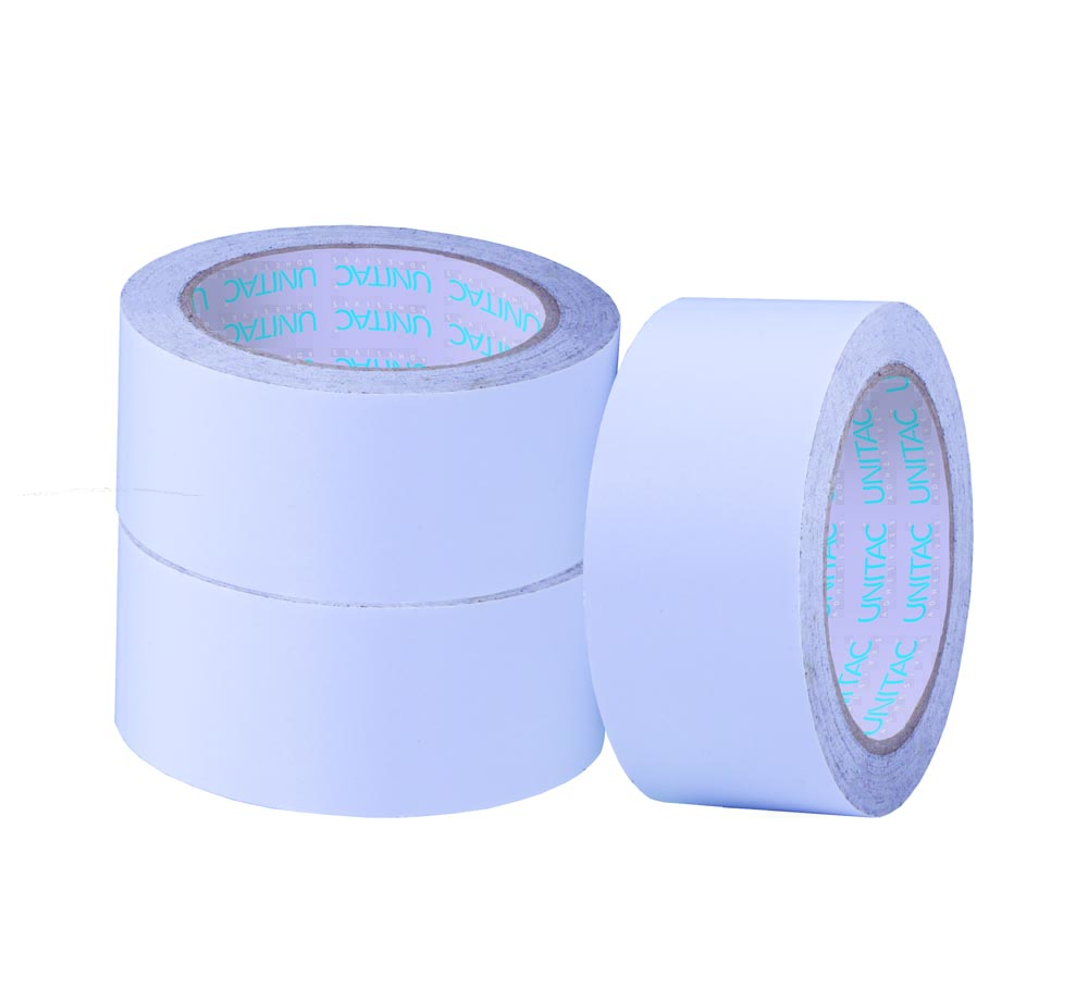 Unitac Large Core Double Sided Tissue Tape 48mm x 33m – Pack of 3