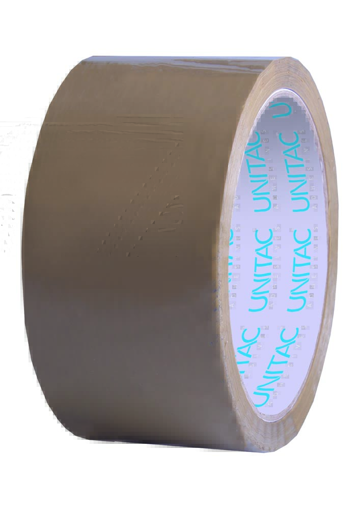 Unitac Large Core Packaging Tape Buff 48mm x 50m Pack Of 10