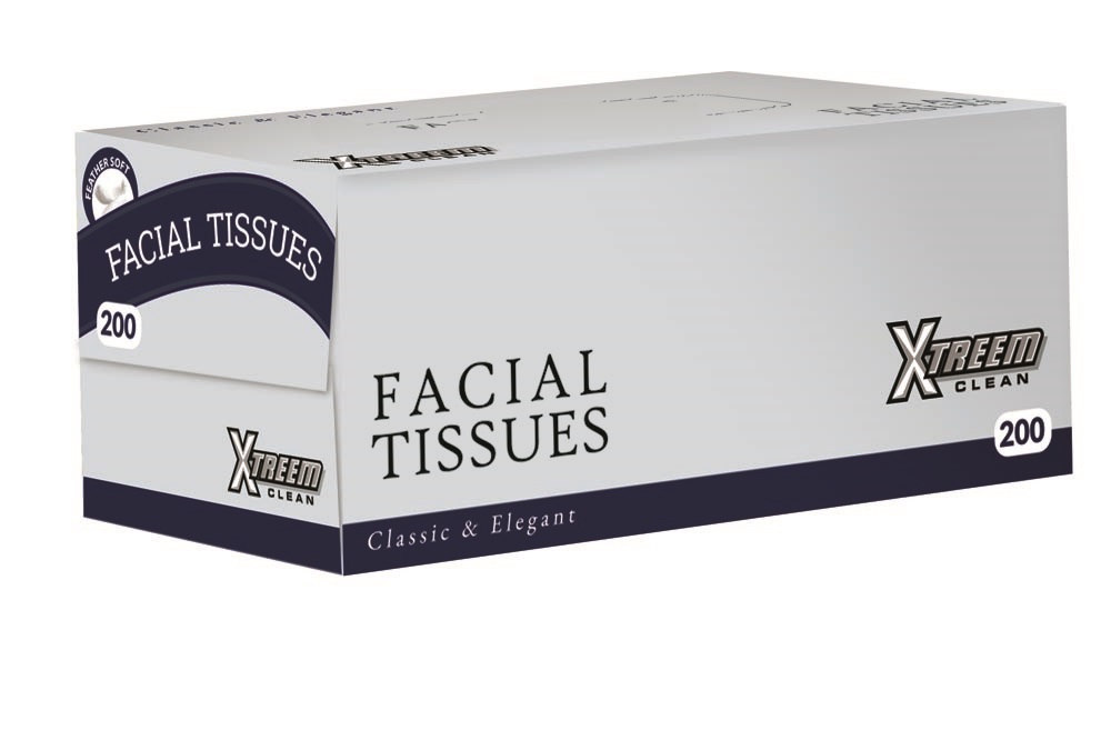 Xtreem Feathersoft Facial Tissues 200’s – Carton 20