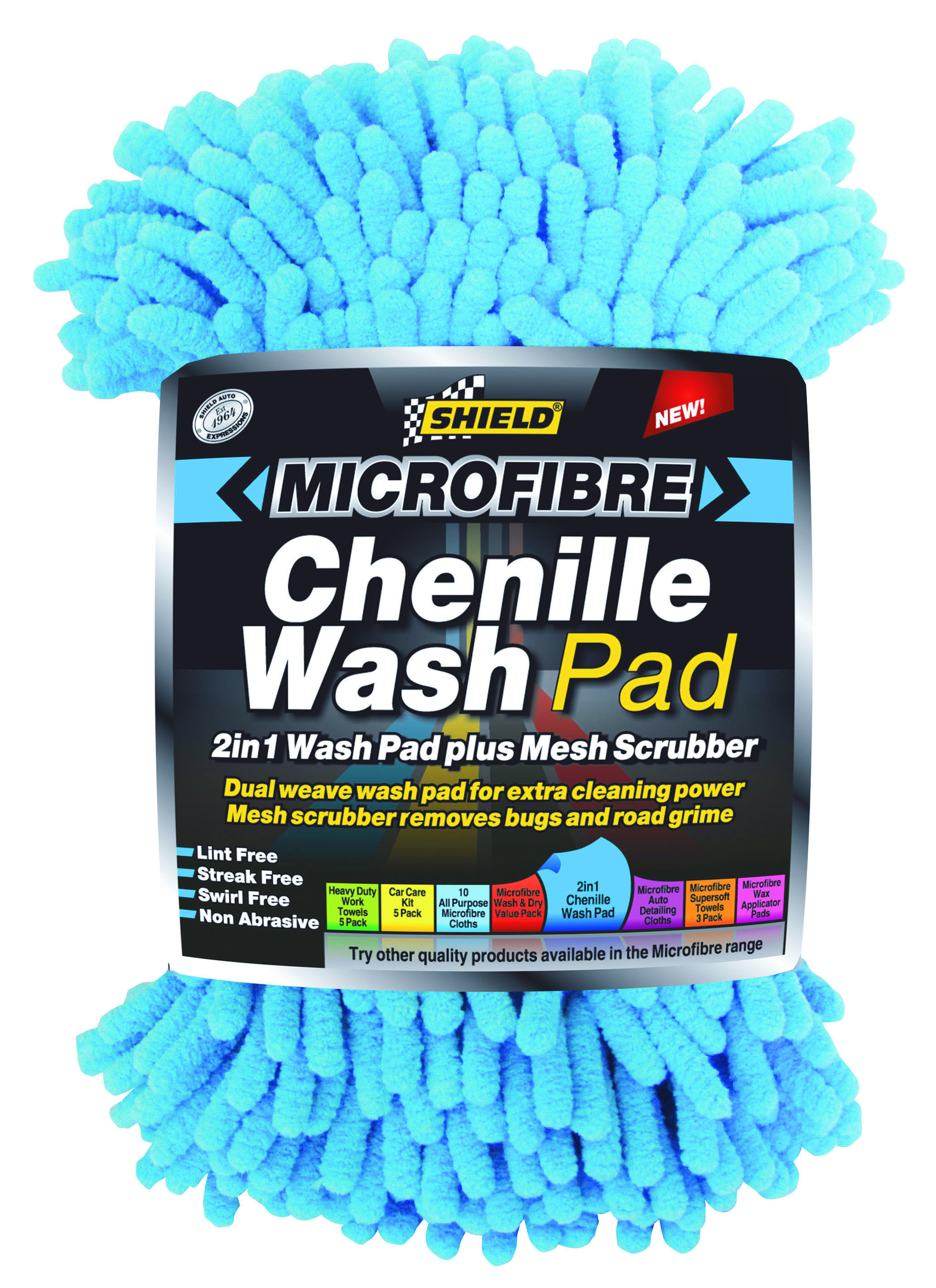 Shield Micro Fibre 2-in-1 Chenille Wash Pad