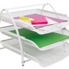 Alba 3Tier Document Tray White Alba 3Tier Document Tray White