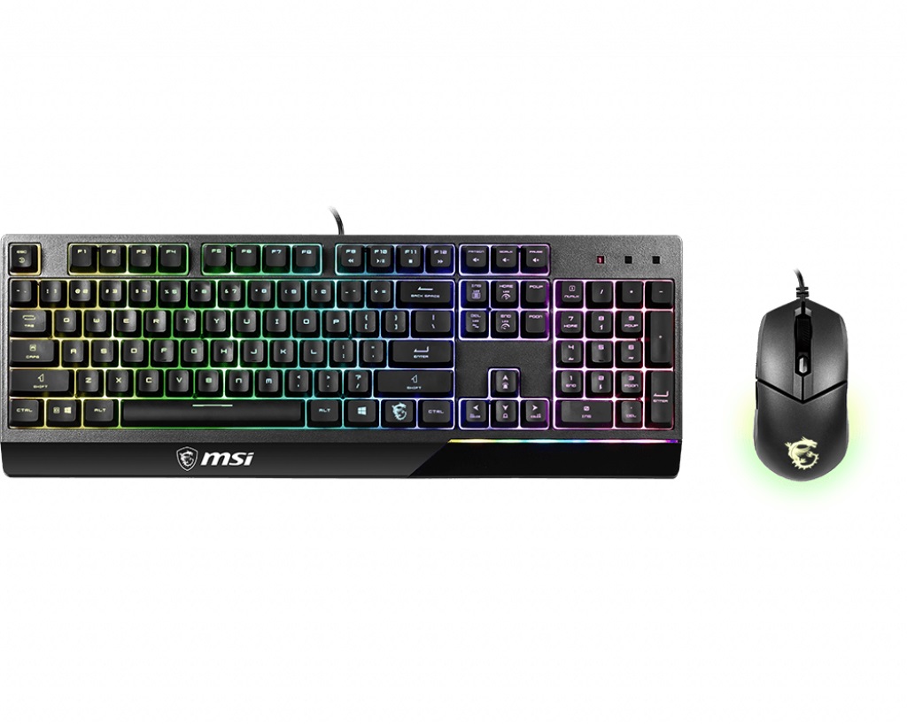 MSI Vigor GK30 Gaming Keyboard and Mouse Combo – Black