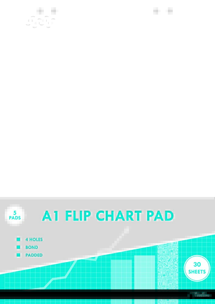 Treeline A1 Flipchart Pad 30 Sheets – Pack of 5