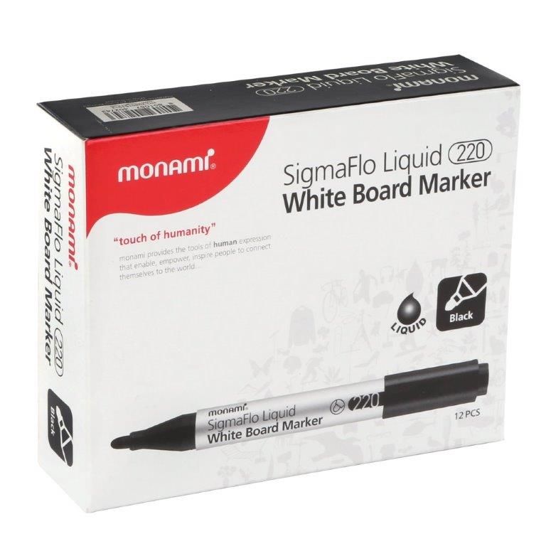 MON AMI sigmaflo Whiteboard Markers black box of 12