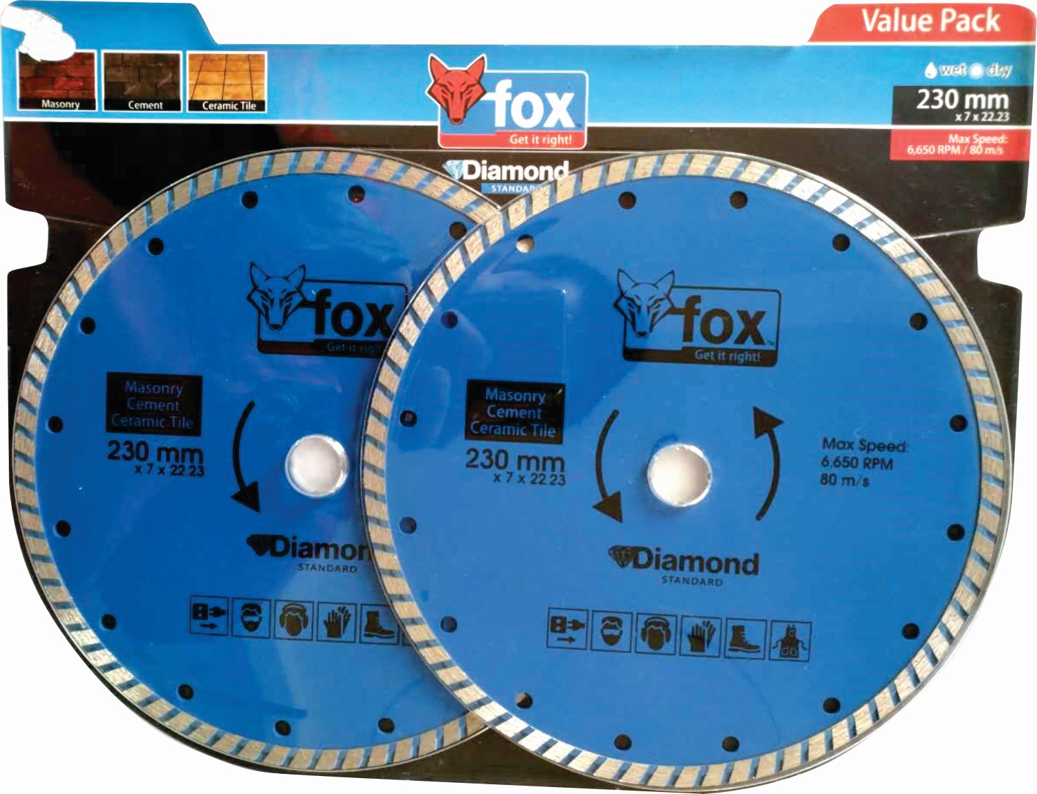 FOX Diamond Wheel Turbo 230mm STD (2)