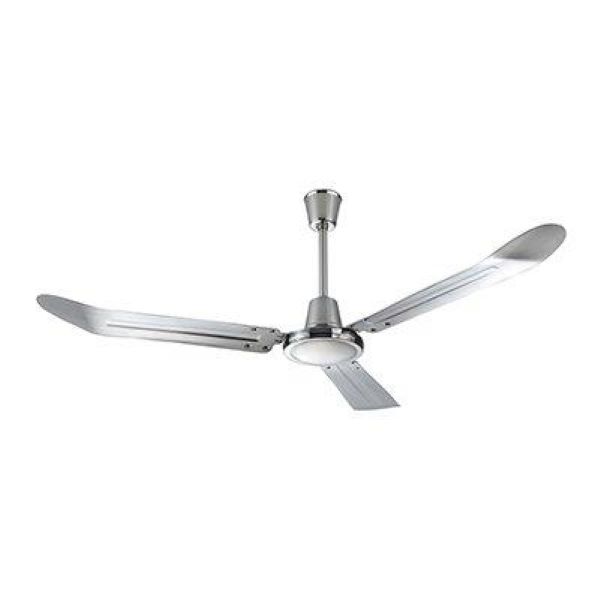 Ceiling Fan With Wall Control Satin Chrome