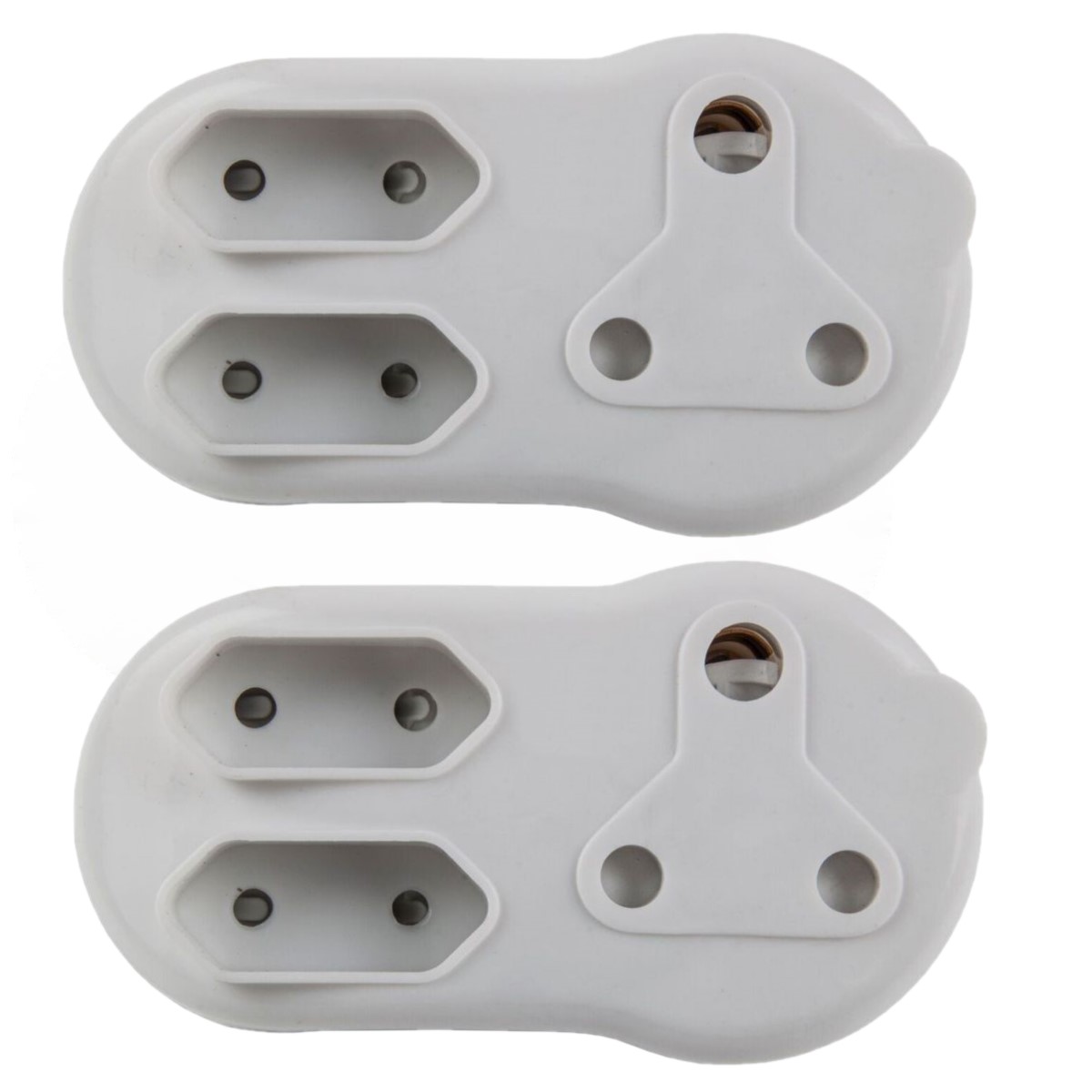 TWO PACK: Direct Plug Adaptor 1 X 16A + 2 X 5A (E 50 2p)