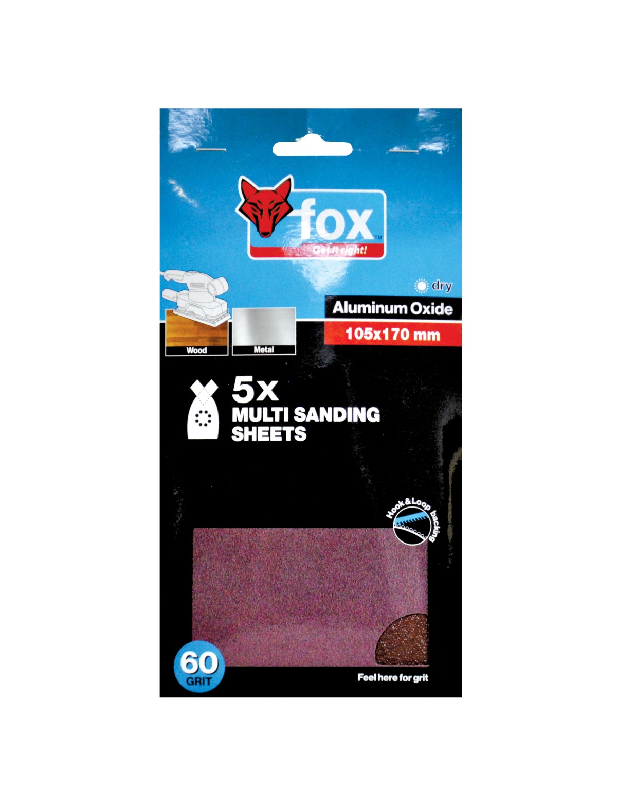 FOX Multi Sanding Paper 60G (5)