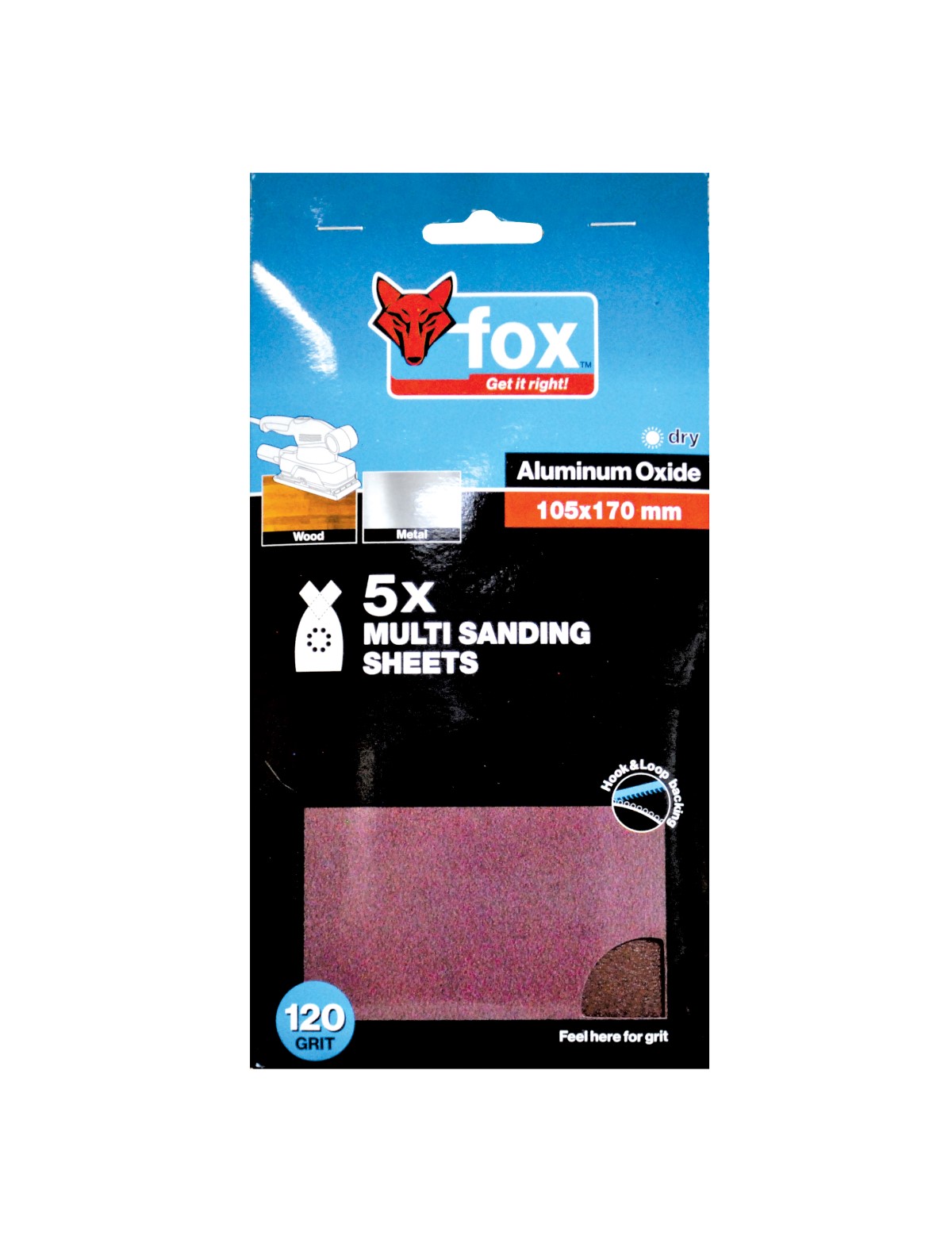 FOX Multi Sanding Paper 120G (5)