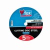 FOX Cutting Disc Steel/Inox 230X1.6mm (5) Standard FOX Cutting Disc Steel/Inox 230X1.6mm (5) Standard
