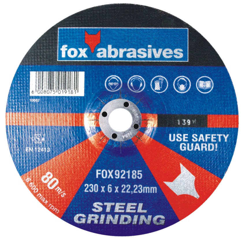 FOX Grinding Disc Steel 230X6.0mm