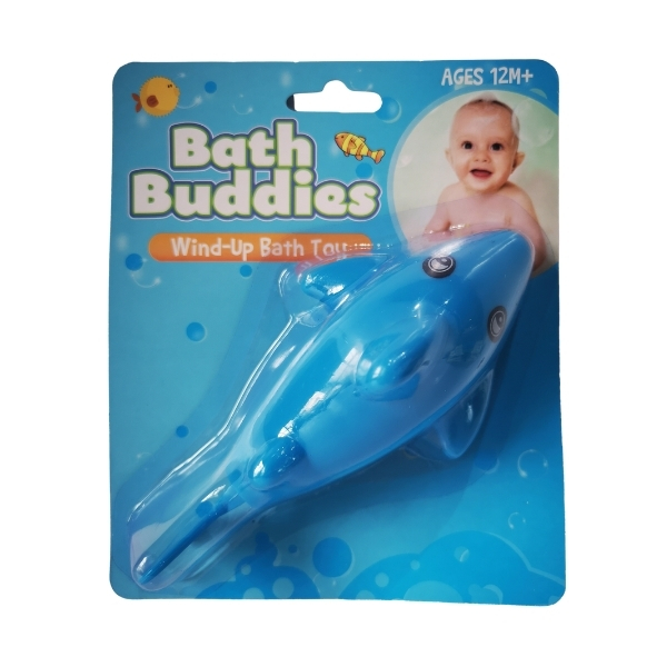 BathBuddies – Wind-Up Bath Toy – Blue Shark