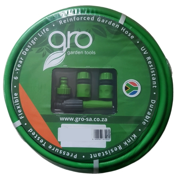 Gro- Garden Hose With Fittings – Premium Economy