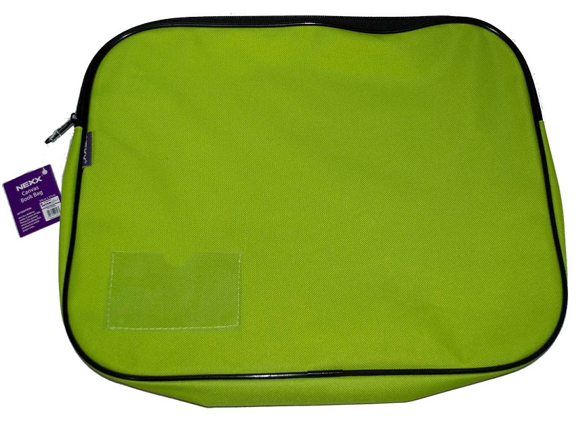 NEXX Canvas Gusset Book Bag (Lime)