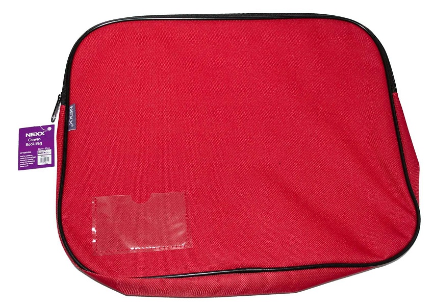 NEXX Canvas Gusset Book Bag (Red)