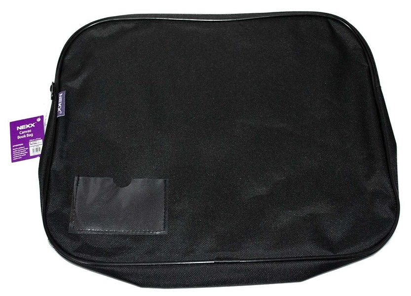 NEXX Canvas Gusset Book Bag (Black)