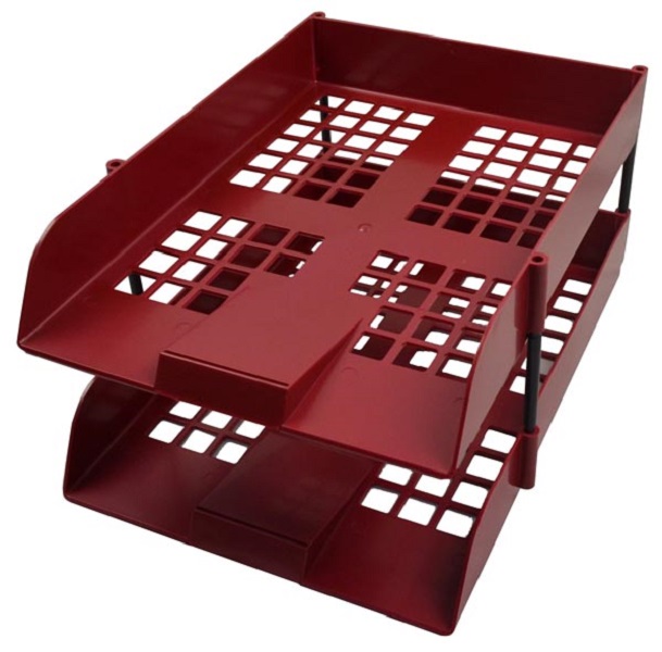 NEXX Letter Tray 2`S + Set Riser (Burgundy)