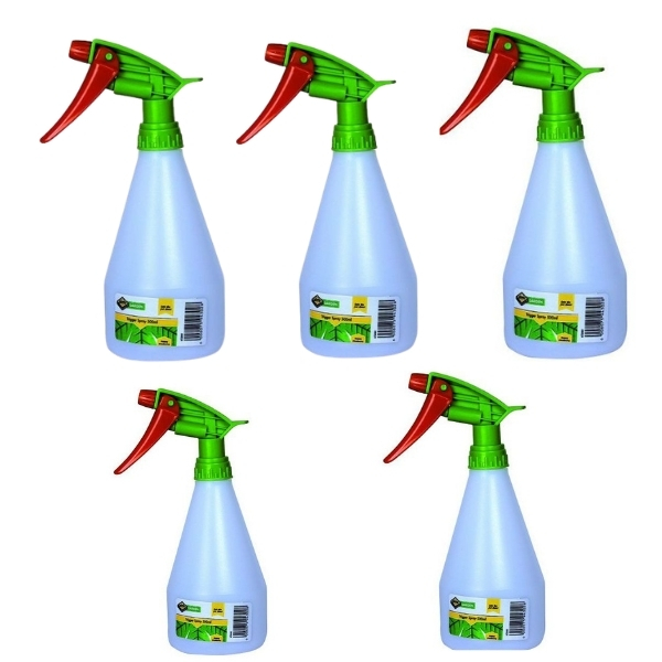 MTS – Trigger Spray Bottle / Hand held Trigger Sprayer – 500ml (Pack of 5)