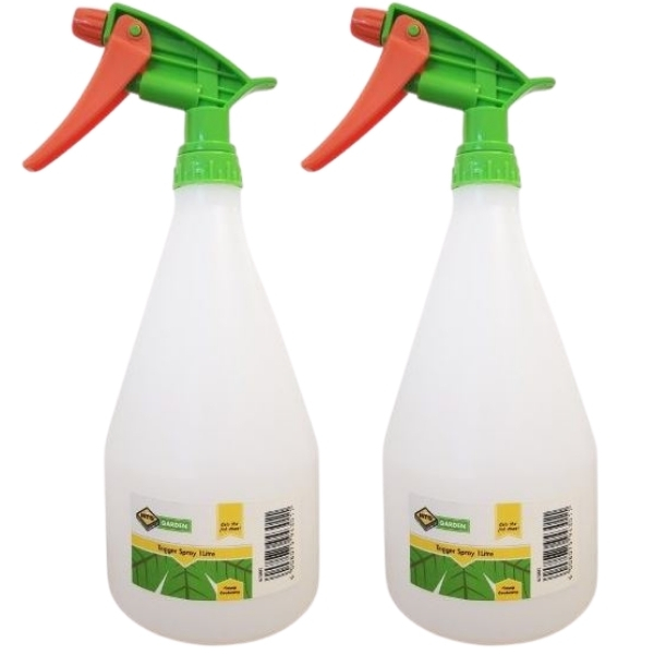 MTS – Trigger Spray Bottle / Hand held Trigger Sprayer – 1L (Pack of 2)
