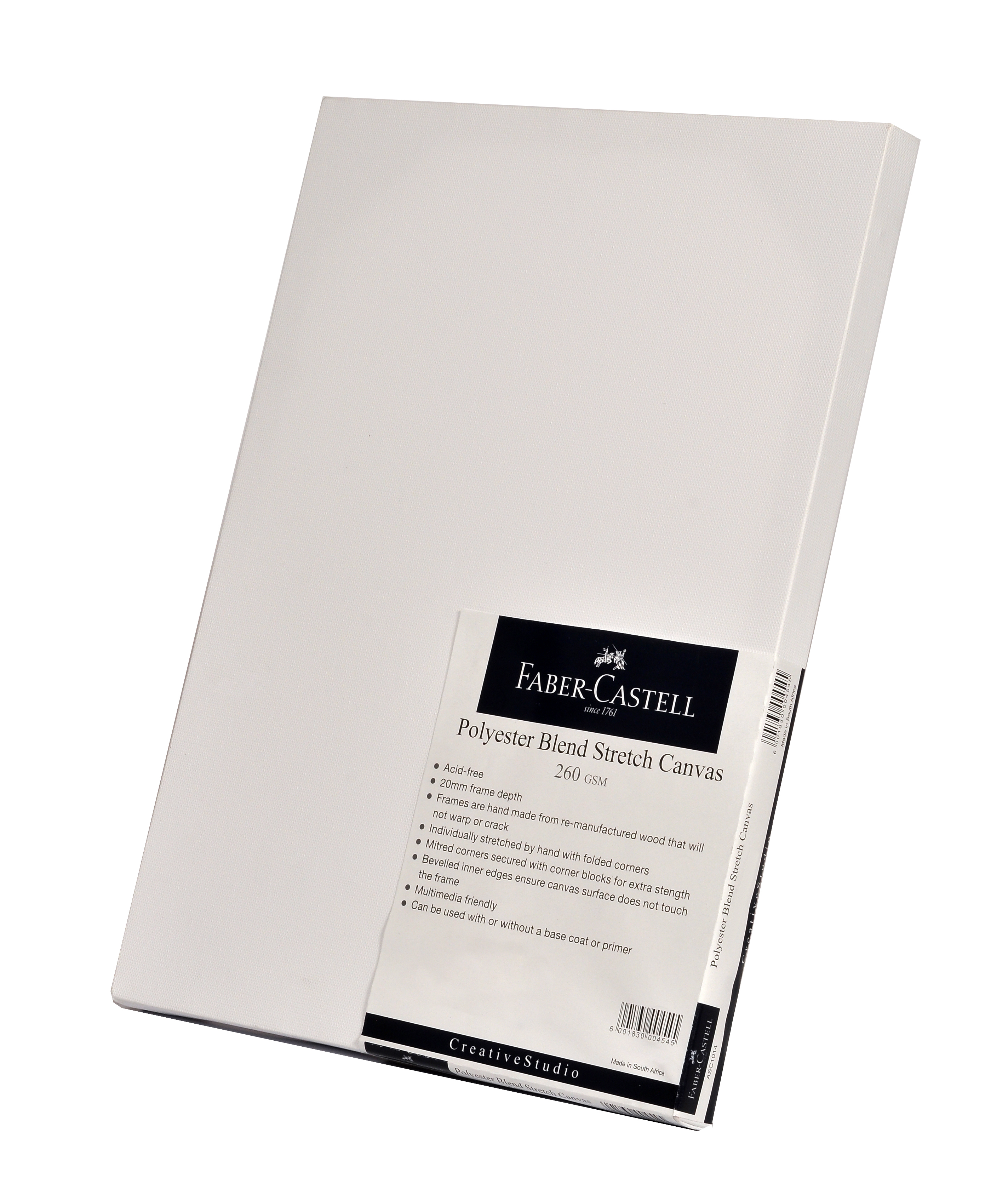 Faber Castell, Stretch Canvas 260 gsm (Thin Edge) 10″x14″