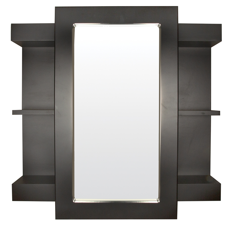 Wildbery Slide Cabinet Mahogany