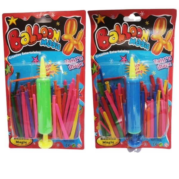 Balloons With Air Pump – Twist And Shape Balloon Magic (Pack of 2)