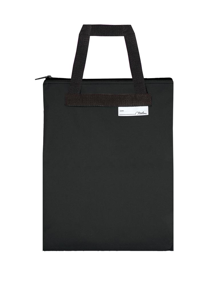 Treeline Black Canvas Library Book Bag