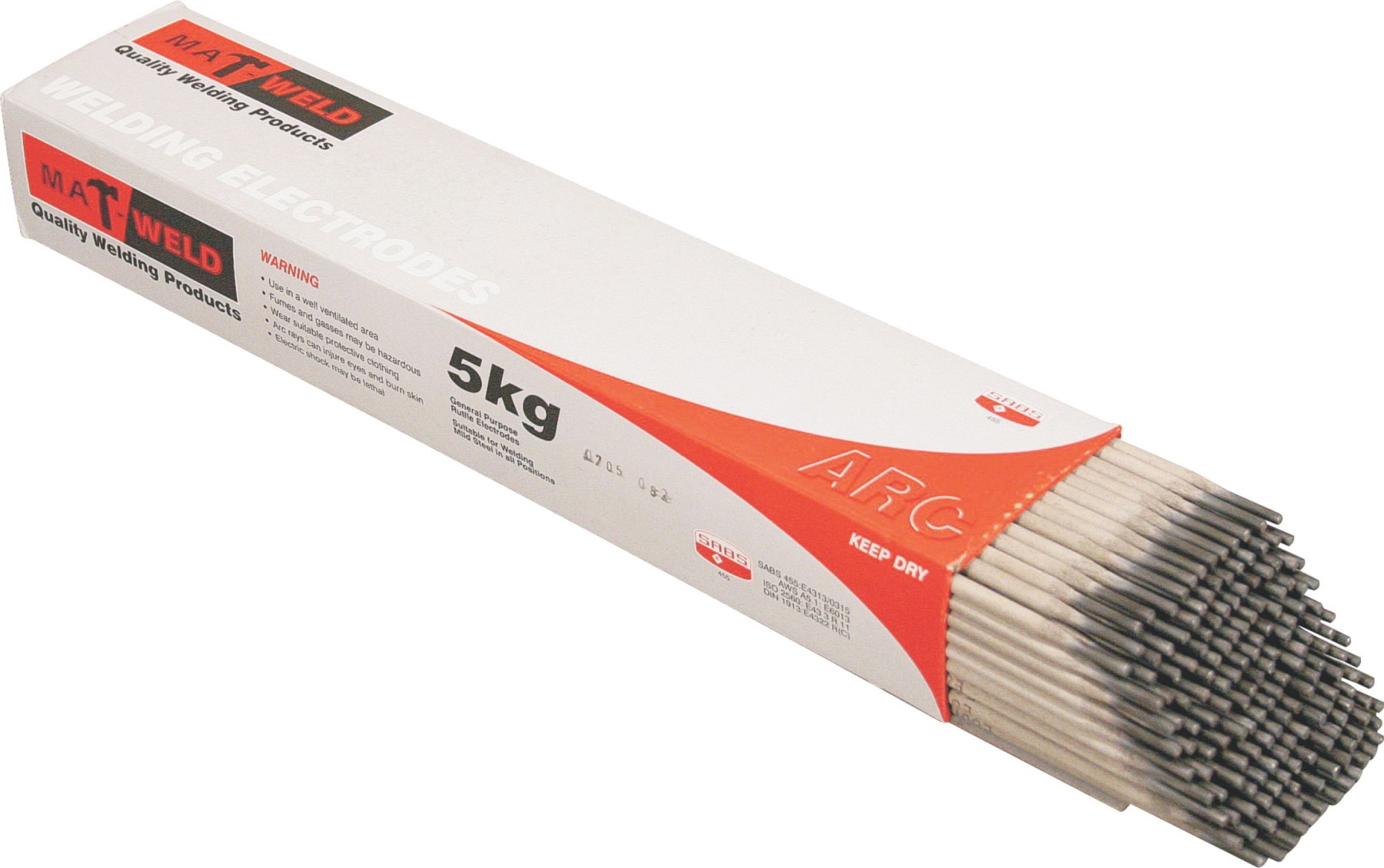 Matweld Elect Low hydrogen 2.5mm 4Kg Per Box