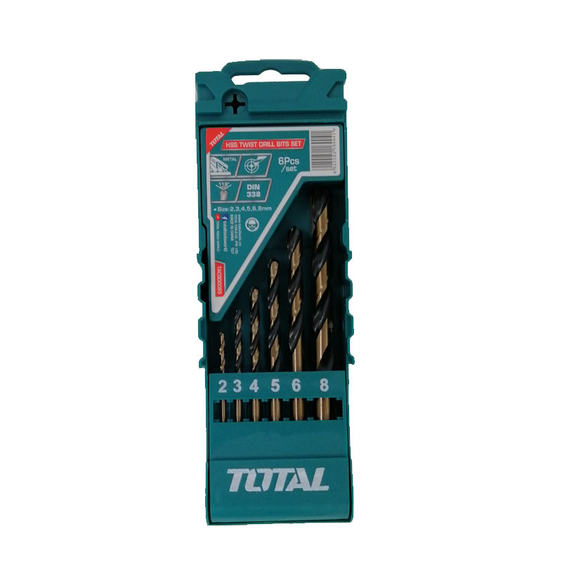 Total Tools HSS Twist Drill Bits Set 6Pcs (3 Sets)