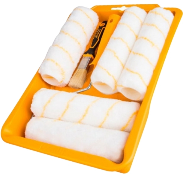 Ingco Cylinder Brush  8-in-1 Set 8 Pieces